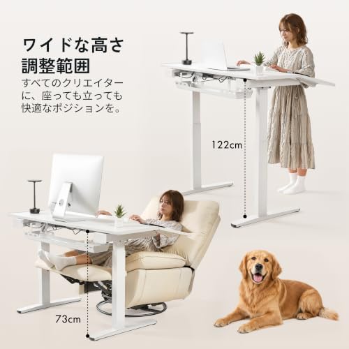 FlexiSpot E6 Flex 4モーター電動昇降デスク