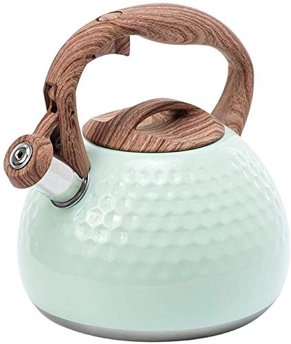 Théière sifflet SHISHI en inox 2.8L : finie la surveillance de l'eau qui bout