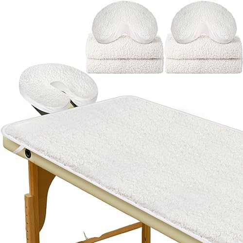 Newwiee 2 Sets Premium Fleece Massage Pad Set, Including 2