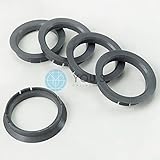 5 x ZENTRIERRINGE DISTANZRING für ALUFELGEN R02 64,0-54,1 mm Alloytec, ASA, ICW, RH Alurad, Smoor, X-Tra Wheels