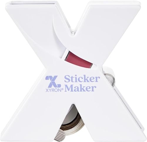 Máquina para crear stickers Xyron 150" X" de varios colores, Púrpura, 1.5 pulgadas