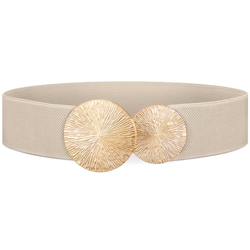 SUOSDEY Elastischer Gürtel Damen, Taillengürtel für Kleid Pulloverjacke...