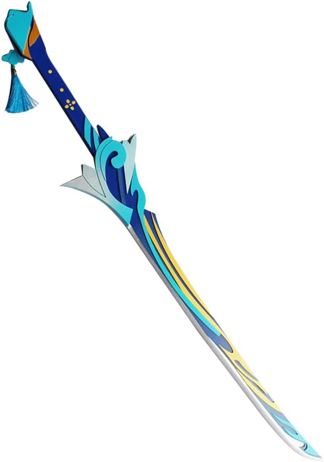 AMOC Genshin Impact Cosplay Weapon Set, 120CM GenShin Kamisato Ayato Exclusive
