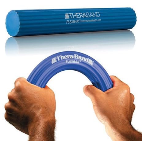 TheraBand flexbar è un attrezzo ginnico leggero, portatile