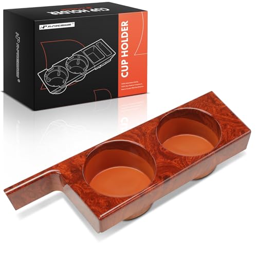 Portavasos de grano madera durazno para BMW E39 serie miniatura 1