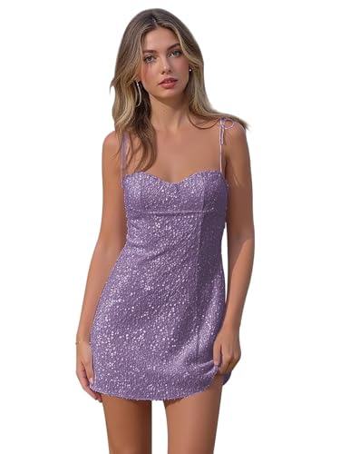 M·Q NAIL Women's Wisteria Cocktail Dresses Summer Off Shoulder Graduation