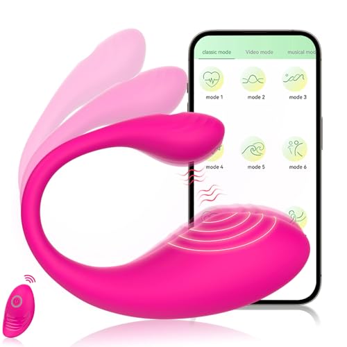 Beckenbodentrainer für Frauen mit Fernbedienung, intelligenter Beckenboden-Muskeltrainer, Silikon Übung Bälle für die Blasenkontrolle und Beckenbodenübungen (Rosa)