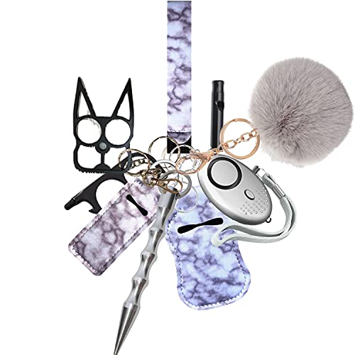 Cute Cat Self Defense Keychain for Women Self Defense and Maximum Police Strength