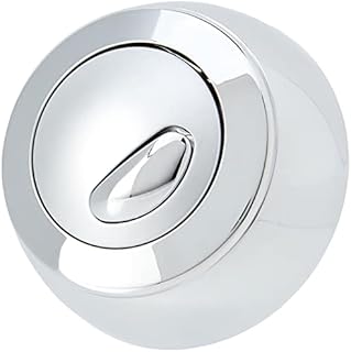 Siamp Optima 49 Dual Flush Chrome Toilet Push Button 34494907, Multi-Colour