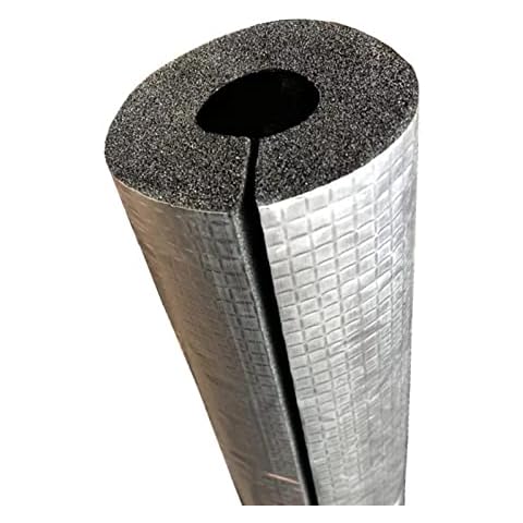 Foam Pipe Lagging, Pipe Insulation Lagging, Easy To Install, Waterproof Fireproof Strong, ID 22-108mm, Thickness 20mm, Length 95cm, Self-adhesive Foam Insulation Pipe ( Color : Thickness 20mm , Size Cover