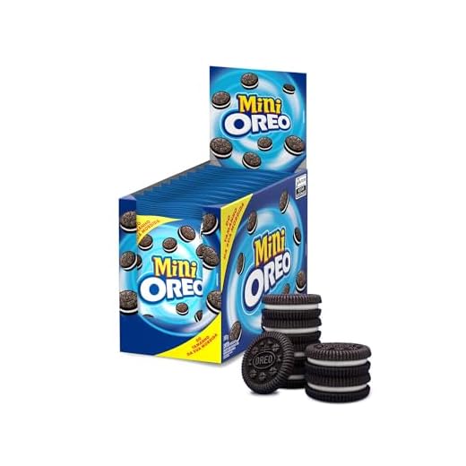 Biscoito recheado Mini Oreo original display com 10 unidades de 35g
