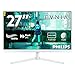 Philips Evnia 27M2N3201A - 27 Zoll Full HD Gaming Monitor, 180 Hz, 0.5 ms, FreeSync Prem., G-Sync Comp., HDR10 (1920x1080, 2X HDMI, DisplayPort) Weiss