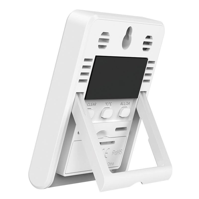 ABS Digital Display Thin Model Electronic Hygrometer Indoor Magnetic Attraction Bracket