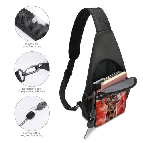Bolso cruzado casual deportivo para hombre y mujer miniatura 4