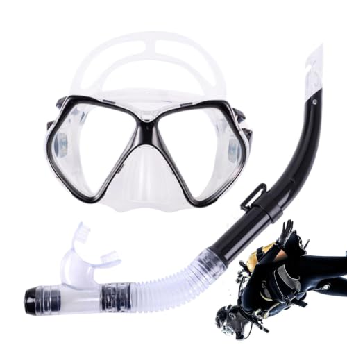 Evita el Vaho con esta Máscara de Buceo y Equipo de Snorkel Confortable que no Filtra Agua