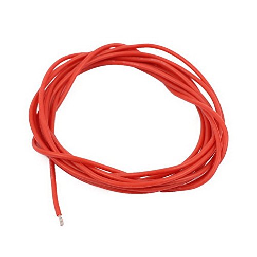 6Ft 20AWG Red Gauge Flexible Stranded Copper Cable Silicone Wire for RC by Ucland