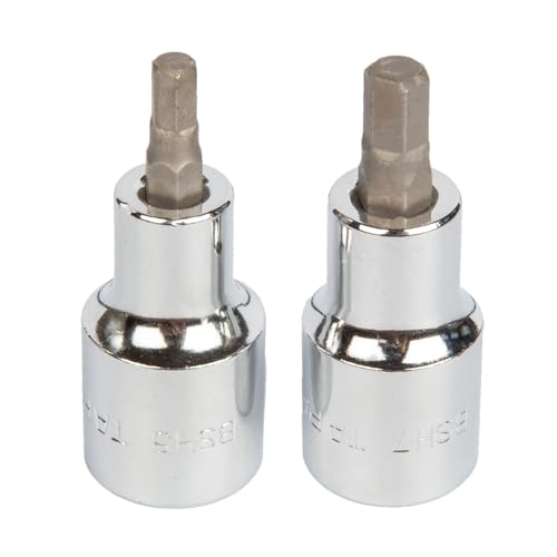 Image of Taparia Hex Bit Socket BSH 5mm / 7mm set of 2 pc, inch Square Drive, 5mm & 7mm, Allen Hex Socket - Suitable for Automotive, Industrial & DIY Applications.