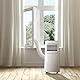 Cecotec - Universal Isolierte Fensterabdeckung für tragbare Klimaanlagen 230x35cm 100% Polyester, stark und langlebig, isoliert von außen, Reißverschluss und Klebeband