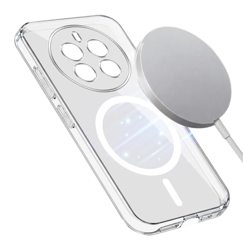 Image of Jkobi Lifetime Anti-Yellow MagSafe Compatible Clear Back Cover Case for Realme Narzo 70 Pro (Sleek Hard Crystal | Shockproof and Camera Protection)