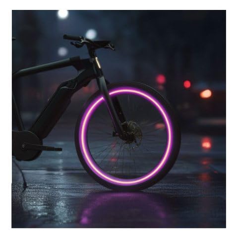 customTAYLOR33 (All Vehicles Special Edition Purple High Intensity Grade Reflective Copyrighted Safety Rim Tapes (Must Select Your Rim Size), 20" (TIRE Size, for Bicycles/E-Bikes)
