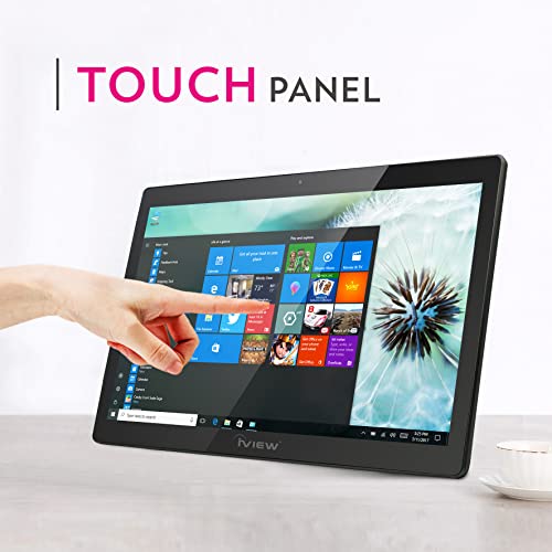 Image of IVIEW 1786AIO All in One Computer IPS 1920 x 1080 Touch Screen, Intel Celeron, 4GB RAM, 64GB Storage (Supports HHD) WiFi