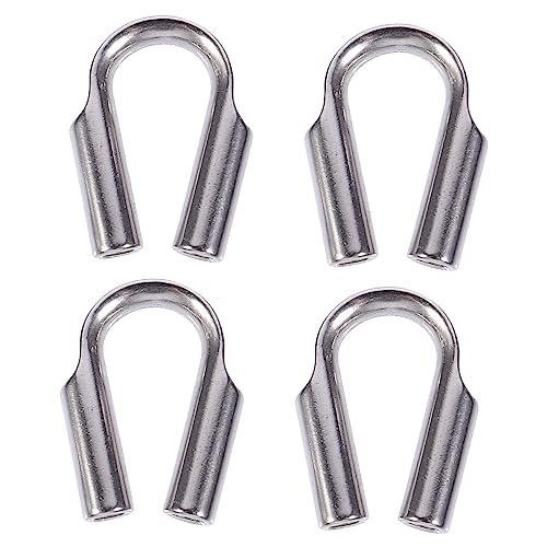 KICHOUSE Professional Grade 304 Steel Wire Rope Thimble Thimble Rigging Cable Fixing Workpiece