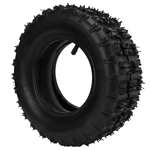 BRRNOO Pneus de Tondeuse à Gazon, Pneu 13x5,00‑6 avec Tige de Valve Droite épaississant Pneus Intérieurs et Extérieurs de Tracteur de Pelouse pour Tondeuse à Gazon Chasse-neige
