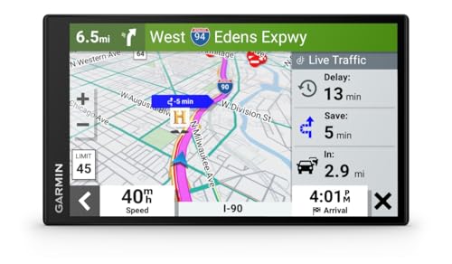 Garmin DriveSmart 55 EX with Traffic, 5.5-inch Car GPS Navigator with Bright, Crisp High-Resolution Maps, Garmin Voice Assist, Smart Notifications and Hands-Free Calling by Garmin - Image 3
