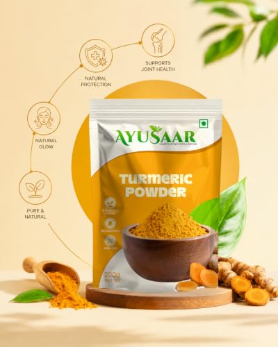 Image of Organic Turmeric Powder 100g | Pure Haldi Powder with Natural Oils | High Curcumin Ayurvedic Spice | Supports Immunity, Antioxidant Defense & Balance | Natural Superfood