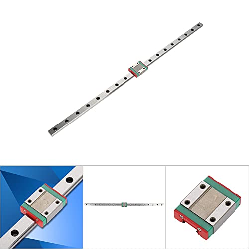 Rail Linéaire LML12B 450mm avec bloc coulissant miniature en acier