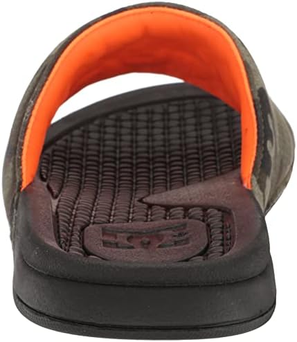 DC mens Bolsa Athletic Flip Flop Slide Sandal, Black/Military Camo, 6 US | Image 2