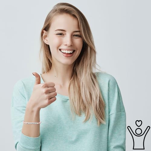 Dont Let The Hard Days Win Bracelet Inspirational Gifts for Women Adjustable Braided Tube Bracelet Don't Let The Hard Days Win Bracelets for Women Trendy 2025 Christmas Stocking Stuffers2