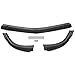 KUAFU 3Pcs Front Bumper Lip Splitter Compatible with 2012-2014 Mercedes Benz W204 C180 C200 C220 C250 C300 Sport Models Under Chin Spoiler Air Dam (Carbon Fiber Style)