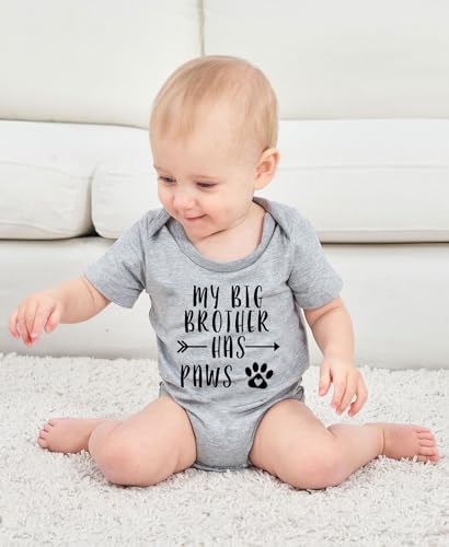 RAISEVERN Baby Boys Girls Clothes Infant Romper Newborn Bodysuits Funny Outfit 0-12 Months3