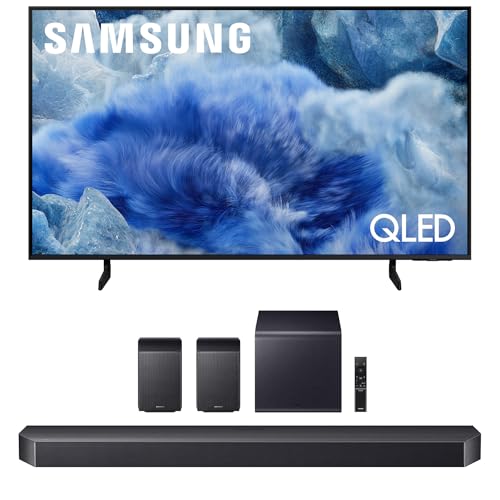 Image of Samsung QN43Q8FAAFXZA 43 Inch Class QLED Q8F 4K Vision AI Smart TV with a HW-Q990F Q Series Soundbar 11.1.4 Ch Subwoofer with Rear Speakers (2025)