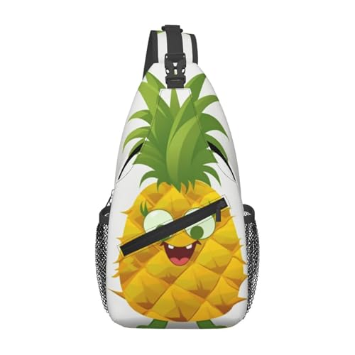 Bolso cruzado casual unisex estilo sling negro miniatura 1