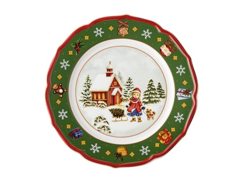 Hutschenreuther Teller flach 22 cm Happy Wintertime 22,00 CM