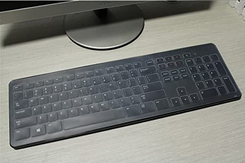 Transparent Clear Silicone Keyboard protectors Cover guard for Dell KM632 KB213P