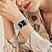 chuangshiji Compatible with Silver Apple Watch Band 38mm 40mm 41mm, Stainless Steel for Women iWatch Band Series 9/8/7/6/5/4/3/2/1/SE