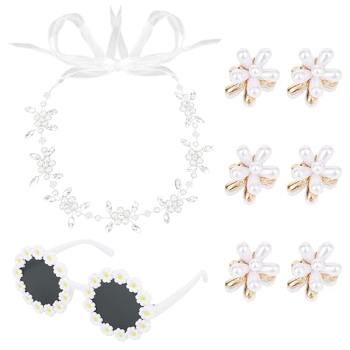 Set de 8 accesorios florales para niñas de ANBALA