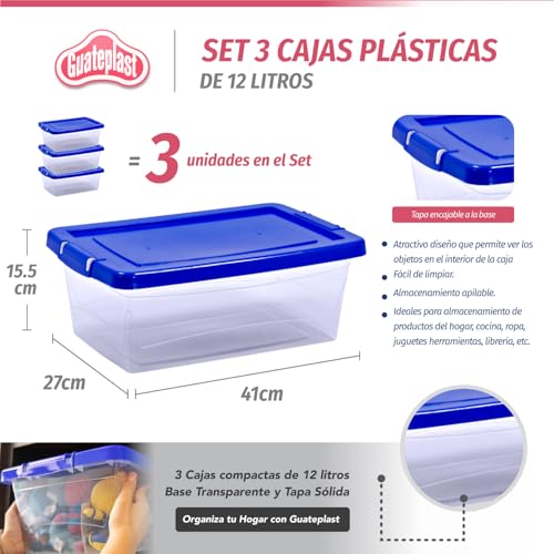 La mejor comparación de Cajas de Plastico Con Tapa Home Depot al mejor precio. 21 Cajas de Plastico Con Tapa Home Depot marca Guateplast (3)