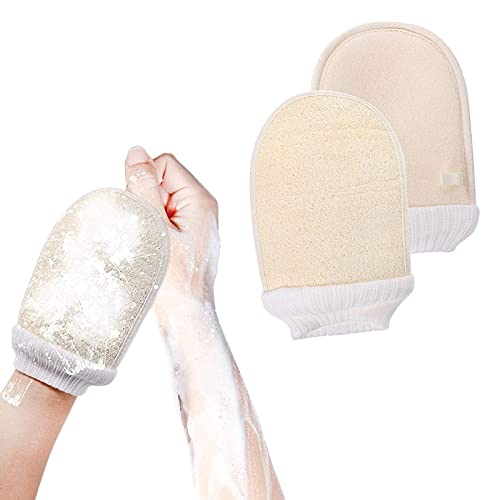 Guanti da bagno biologici Guanti esfolianti in