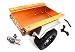 Integy RC Model C25800ORANGE Realistic Leaf Spring 1/10 Size Utility Box Trailer for Scale Crawler Truck