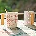 6 Sheets Bows DTF Stickers, Pink Bow DTF Cup Wraps Cute Bow Transfer Stickers Water Bottle Decals for DIY 16 Oz Glass Water Bottle Coffee Cups Crafts