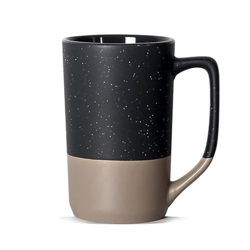 Taza grande de cerámica grande, taza de café de 300 ml, taza de café clásica con asa, regalos para papá y hombres, taza de capuchino, taza XXL para oficina y hogar