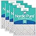 Nordic Pure Lot de 4 filtres à air plissés MERV 14 20 x 20 x 1 (19_1/2 x 19_1/2 x 3/4)