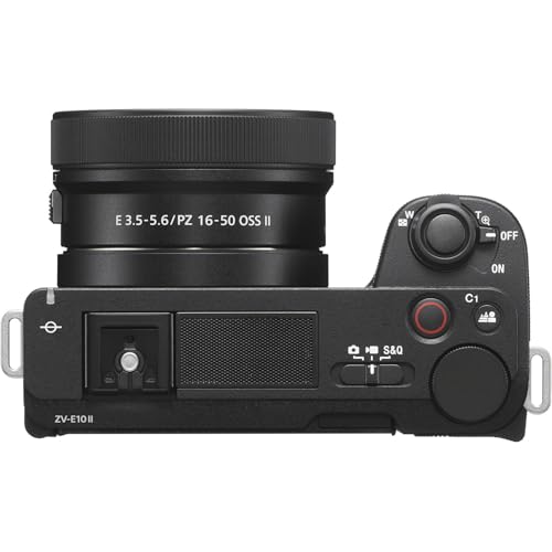 Image of Sony Alpha ZVE10 II - APS-C Interchangeable Lens Mirrorless Content Creators' Camera - Black - with Lens (Value Bundle)