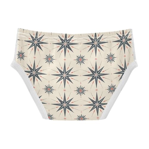 visesunny Boys Potty Training Underwear Kaleidoscope Compass Pattern Breathe Cotton Briefs Size 2T-8Y for Toddler2