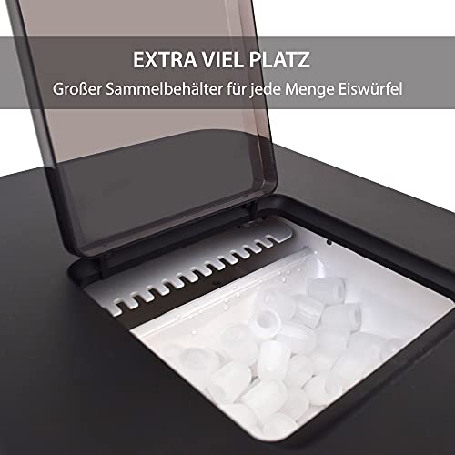 Syntrox Germany IC-150W-LED Helsinki Eiswürfelbereiter Crushed Ice Maker, Eisen – Bild 8