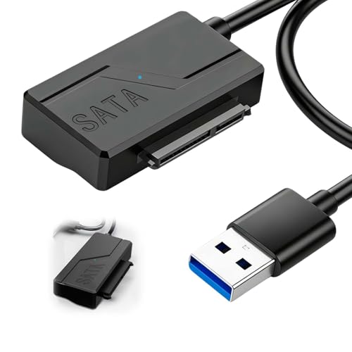 Dewlawn Adaptador SATA a USB 3.0 Cable SATA a USB para 2,5